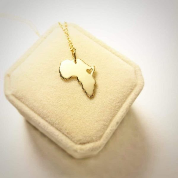 Naszyjniki I Wisiorki 18k Gold Plated Africa Map Pendant Necklace Jewellery Biżuteria Zegarki Mayo Org - Real Gold Africa Pendant Necklace Naszyjniki I Wisiorki 18k Gold Plated Africa Map Pendant Necklace Jewellery Biżuteria Zegarki Mayo Org - Real Gold Africa Pendant Necklace