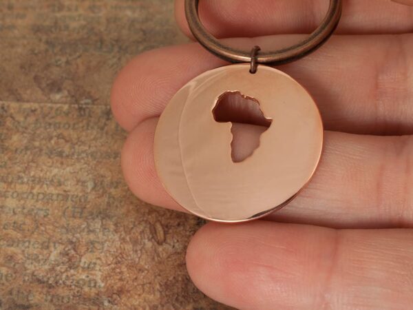 Africa Keychain Copper 4 &Bull; Africandreamland