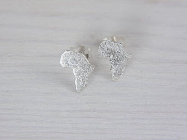 silver africa studs